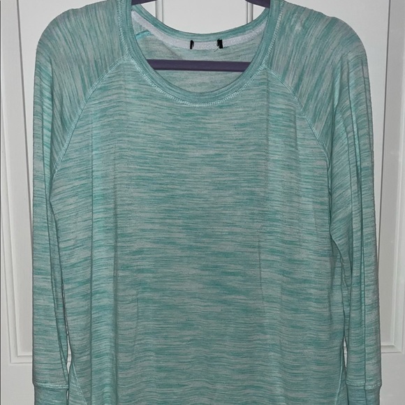 Women’s Champion Lightweight Green & White Sweatshirt - Picture 1 of 7